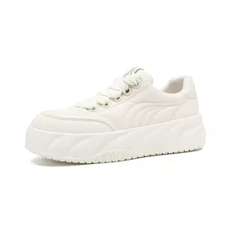 Кроссовки D:FUSE SCANDINAVIA Skateboarding Shoes Women's Low-top Off White, цвет Off White