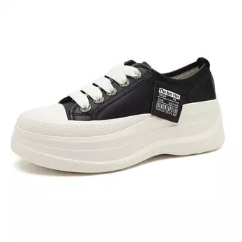 Кроссовки D:FUSE SCANDINAVIA Skateboarding Shoes Women's Low-top Black, черный