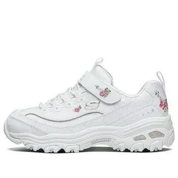 Кроссовки d'lites 1.0 chunky shoes 'white red' Skechers, белый