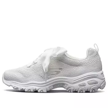 Кроссовки d'lites 1.0 gs white Skechers, белый