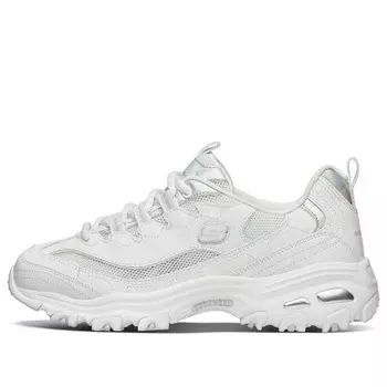 Кроссовки d lites 1.0 gs white Skechers, белый