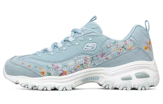 Кроссовки D"Lites 1.0 Lifestyle женские с низким верхом синего цвета Skechers