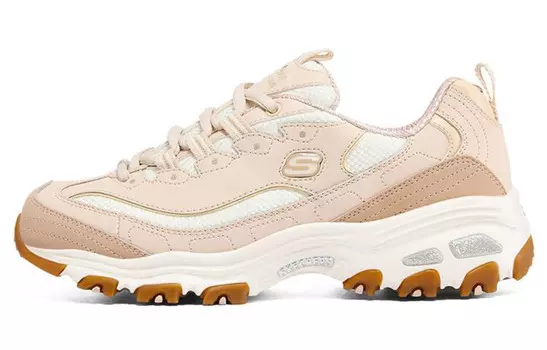 Кроссовки D"Lites 1.0 Lifestyle женские с низким верхом, белые/желтые Skechers