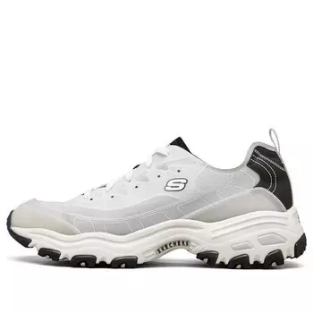 Кроссовки d lites 1.0 low running shoes white/black Skechers, белый