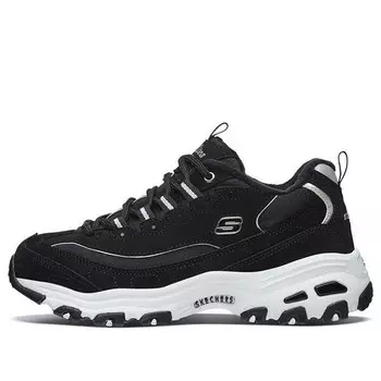Кроссовки d lites 1.0 low-top running shoes black Skechers, черный
