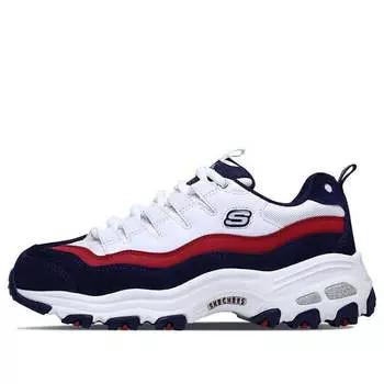 Кроссовки d'lites 1.0 low-top clunky shoes white/blue Skechers, белый