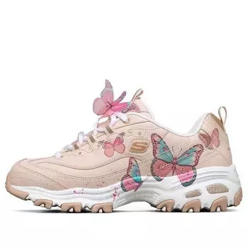 Кроссовки d'lites 1.0 low-top running shoes pink Skechers, розовый