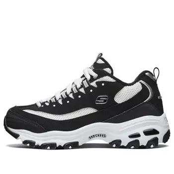 Кроссовки d lites 1.0 running shoes 'black and white' Skechers, черный