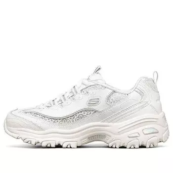 Кроссовки d lites 1.0 running shoes white Skechers, белый