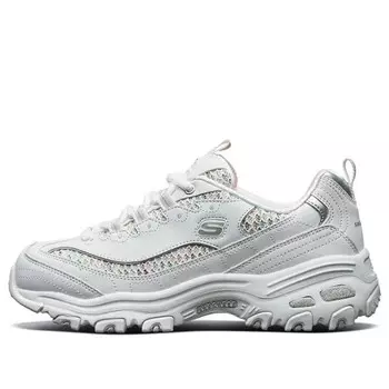 Кроссовки d'lites 1.0 sneaker gs white Skechers, белый
