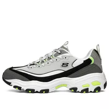 Кроссовки d'lites 1.0 sport shoes grey/green Skechers, серый