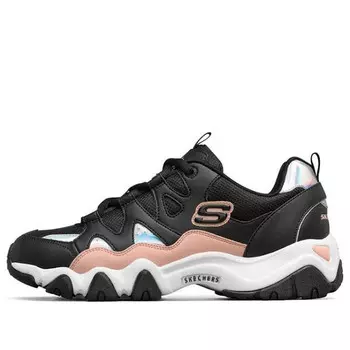 Кроссовки d'lites 2.0 low-top running shoes black/white/pink Skechers, черный