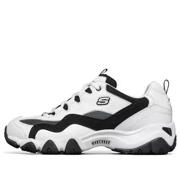Кроссовки d lites 2.0 running shoes white/black/grey Skechers, белый