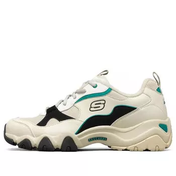 Кроссовки d'lites 2.0 running shoes white/black/green Skechers, белый