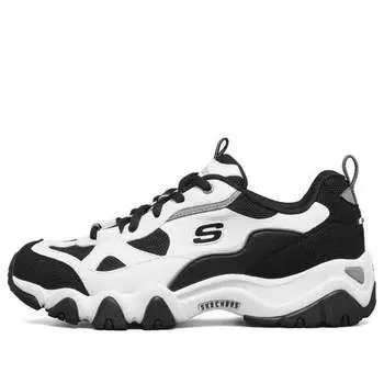 Кроссовки d lites 2.0 sport shoes black/white Skechers, черный