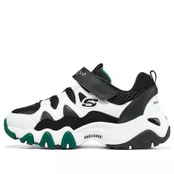 Кроссовки d'lites 2.0 'white black green' Skechers, белый