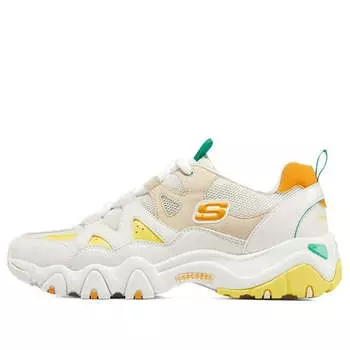 Кроссовки d'lites 2.0 'white orange yellow' Skechers, белый
