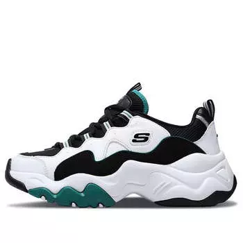 Кроссовки d'lites 3.0 gs black/white/green Skechers, черный