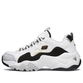 Кроссовки d'lites 3.0 running shoes white/black/gold Skechers, белый