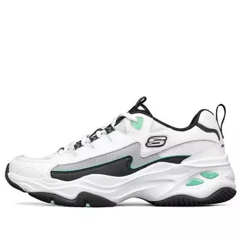 Кроссовки d'lites 4.0 low running shoes black/white/green Skechers, черный