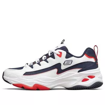 Кроссовки d'lites 4.0 low-top running shoes white/blue/red Skechers, белый