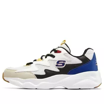 Кроссовки d lites airy low-top running shoes white/blue Skechers, белый