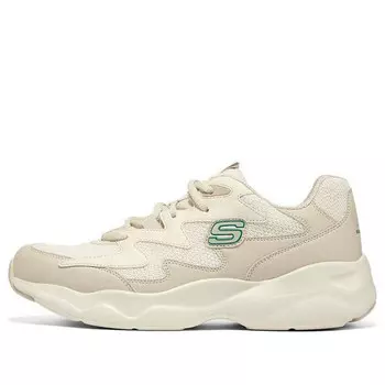 Кроссовки d lites airy low-top running shoes white Skechers, белый