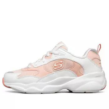 Кроссовки d lites airy sneakers white/orange Skechers, белый