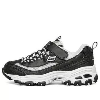 Кроссовки d'lites 'black white' Skechers, черный