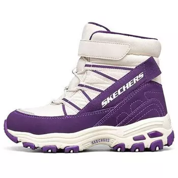 Кроссовки d'lites boots 'white purple' Skechers, фиолетовый