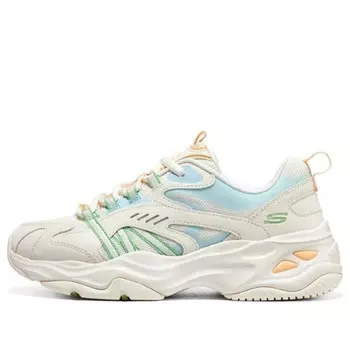 Кроссовки d'lites 'cream mint blue' Skechers, белый