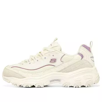 Кроссовки d'lites 'creamwhite purple' Skechers, белый