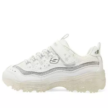Кроссовки d'lites electric coloring 'white silver' Skechers, белый