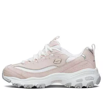 Кроссовки d'lites fashion sneakers pink/white Skechers, розовый