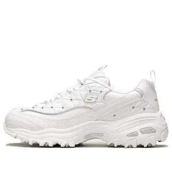 Кроссовки d'lites glamour feels low/dad shoes gs white Skechers, бежевый