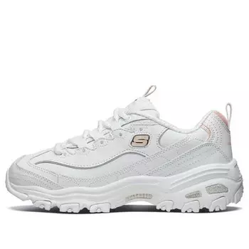 Кроссовки d'lites gs white/pink Skechers, белый