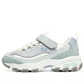 Кроссовки d'lites 'light blue white' Skechers, голубой