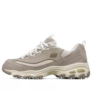 Кроссовки d'lites-looking glass running shoes brown Skechers, коричневый