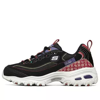 Кроссовки d lites low-top running shoes wm black Skechers, черный