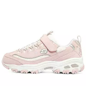 Кроссовки d'lites 'pink white' Skechers, розовый