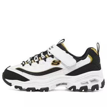 Кроссовки d'lites shoes 'white black' Skechers, черный