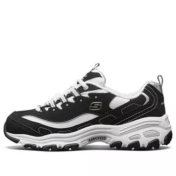 Кроссовки d'lites sports shoes gs blackwhite 'black white' Skechers, черный