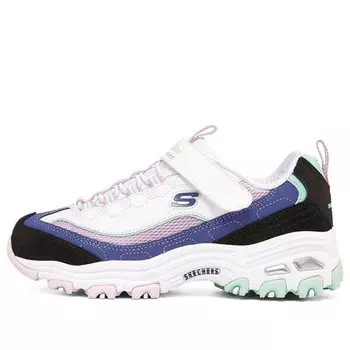 Кроссовки d'lites 'white blue pink' Skechers, белый