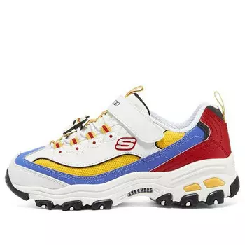 Кроссовки d'lites 'white red yellow' Skechers, белый