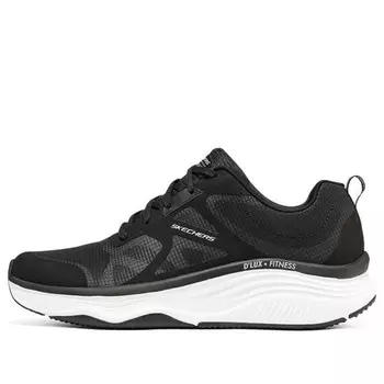 Кроссовки d'lux fitness 'black white' Skechers, черный