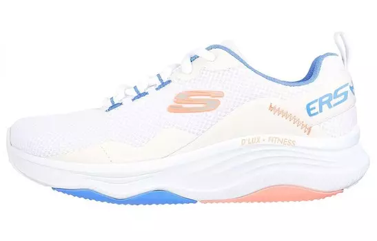 Кроссовки D"lux Fitness Lifestyle женские с низким верхом, белые/синие Skechers