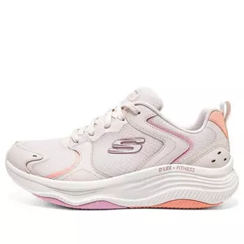 Кроссовки d'lux fitness 'white pink' Skechers, белый