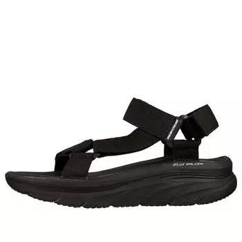 Кроссовки d'lux walker sandal 'black' Skechers, черный