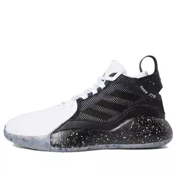Кроссовки d rose 773 2020 'white black' Adidas, черный