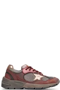 Кроссовки Dad-Star бордового и коричневого цветов Golden Goose